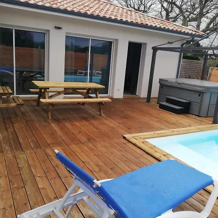 Villa Magnifique Sur Le Bassin D'arcachon - Jacuzzi+piscine - 8à10pers Biganos