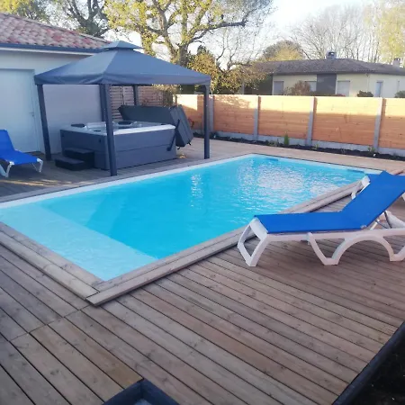 Villa Magnifique Sur Le Bassin D'arcachon - Jacuzzi+piscine - 8à10pers Biganos