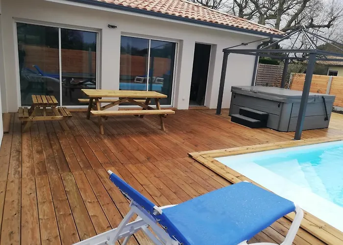 Вилла Magnifique Sur Le Bassin D'arcachon - Jacuzzi+piscine - 8a10pers Бигано