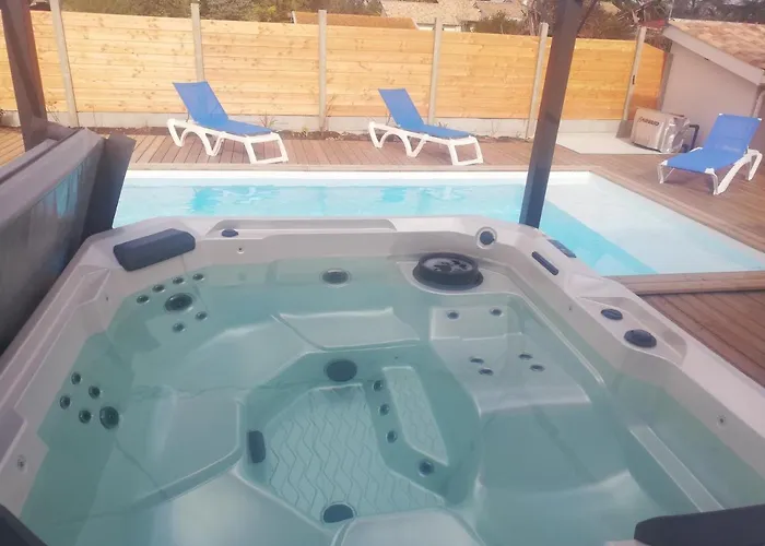 Magnifique Sur Le Bassin D'arcachon - Jacuzzi+piscine - 8a10pers * Бигано